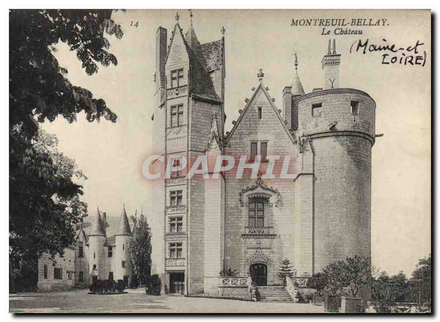 CPA Montreuil Bellay Le Chateau 
