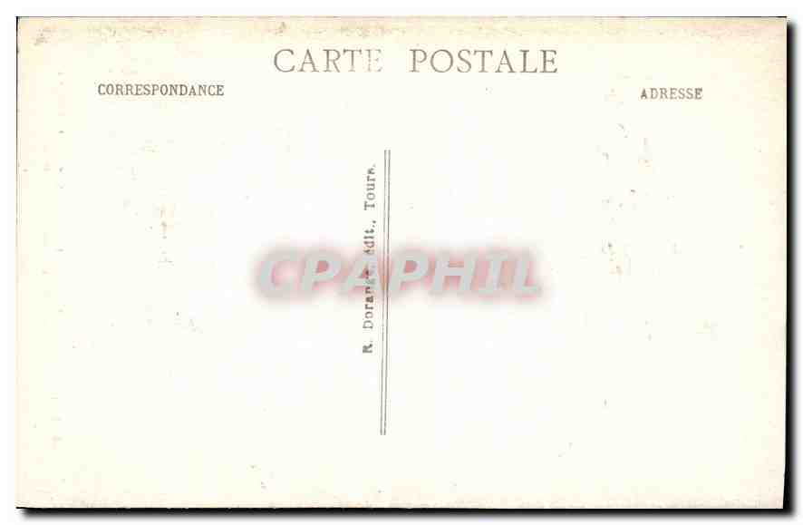 CPA Fontevrault M et L L'Abbaye XII XIII et XVI Tour d'Evrault Vue Interieure  — Rückseite