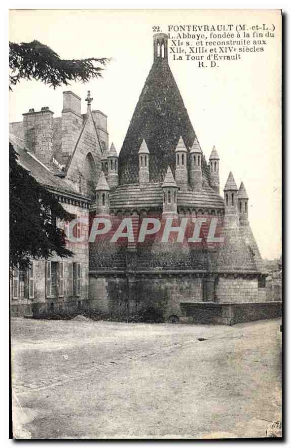 CPA Fontevrault M et L L Abbaye fondee a la fin du XI 