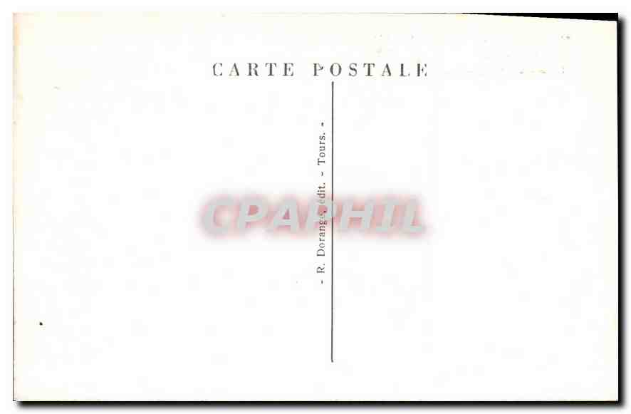 CPA Fontevrault M et L L'Abbaye Fondee a la fin du XI  — Rückseite