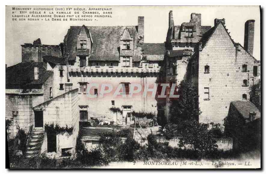 CPA Montsoreau M et L Le Chateau Monument historique Sud XV siecle 