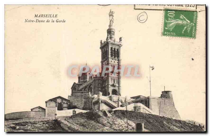 CPA Marseilles Notre dame de la Garde 