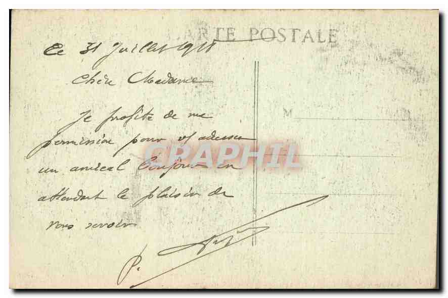 CPA Marseilles Ascenseurs ND de la Garde  — Rückseite