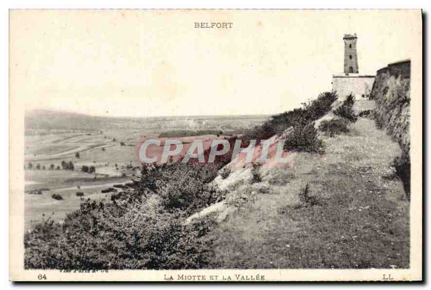 CPA Belfort La Miotte et la Vallee 