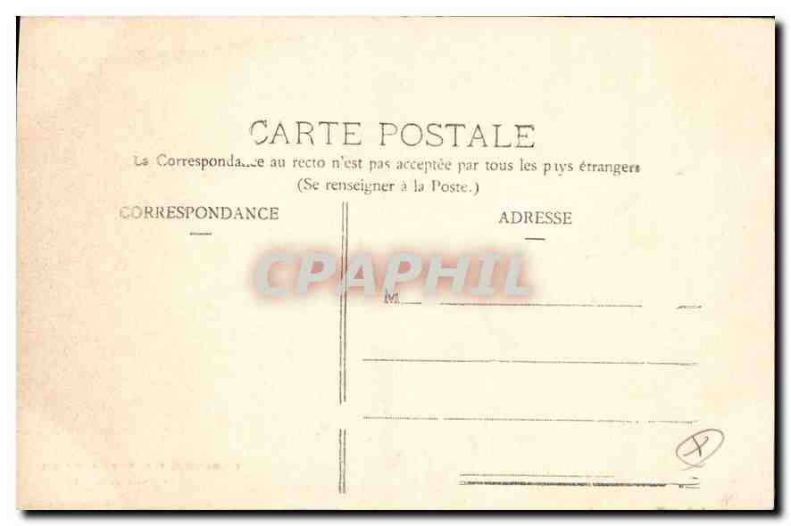 CPA Belfort La Tour de la Miotte en 1870  — Verso