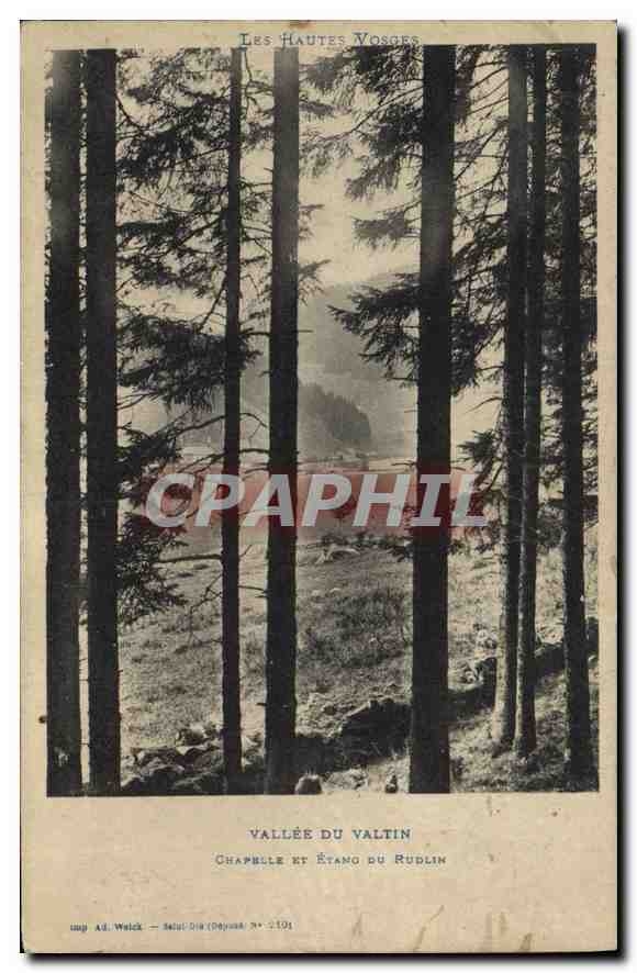 CPA Les Hautes Vosges Vellee du Valtin Chapelle et Etano du Rudlin 