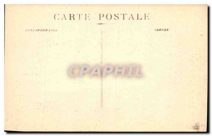 CPA Marseille Un coin du Vieux Port et ND de la Garde Bateaux — Rückseite
