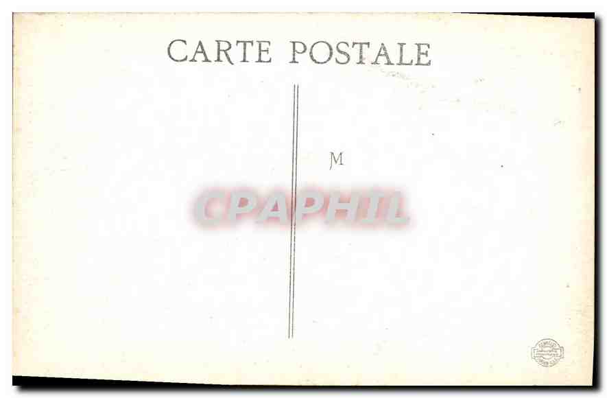 CPA Marseille La Caisse d'Epargne Place Estrangin  — Rückseite