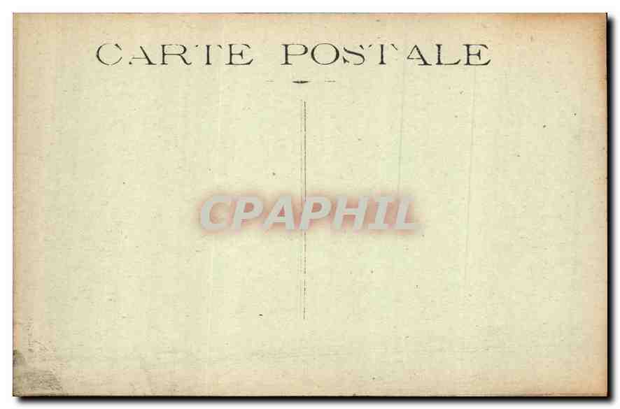 CPA Marseille La Gare Depart  — Verso