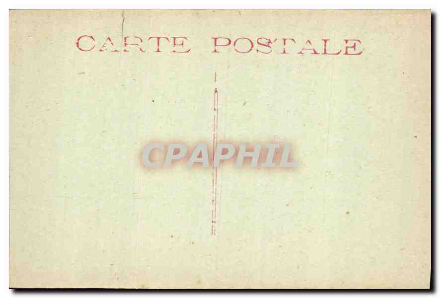 CPA Marseille La Caisse d'Epargne  — Rückseite