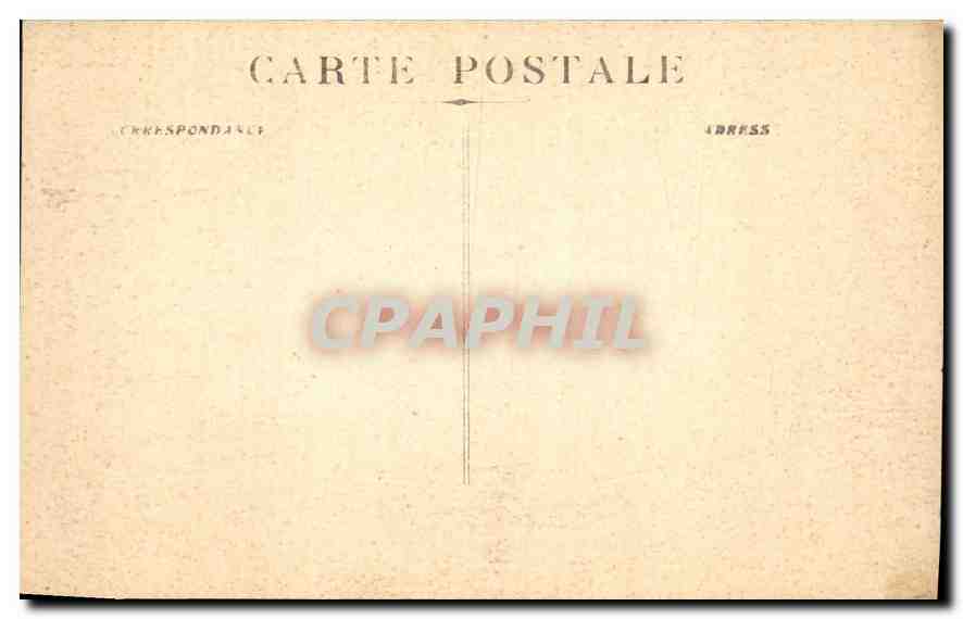 CPA Marseille Un coin du Vieux Port et ND de la Garde Bateaux — Rückseite