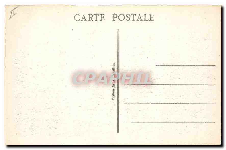 Lourmarin (Vaucluse) — Vue générale du Château Féodal — Édition Arts Curvilllon — Rückseite
