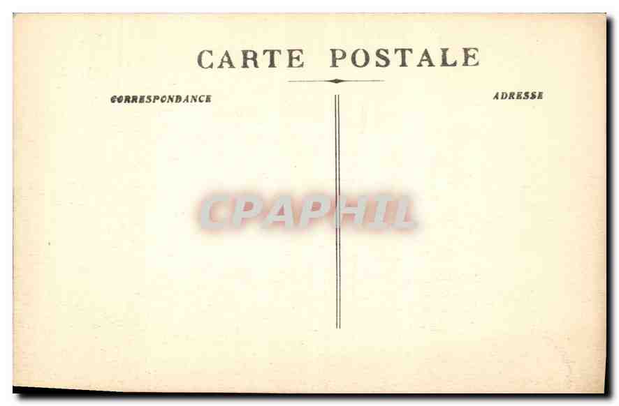 CPA Marseille Le Chateau d'If et les Iles  — Verso