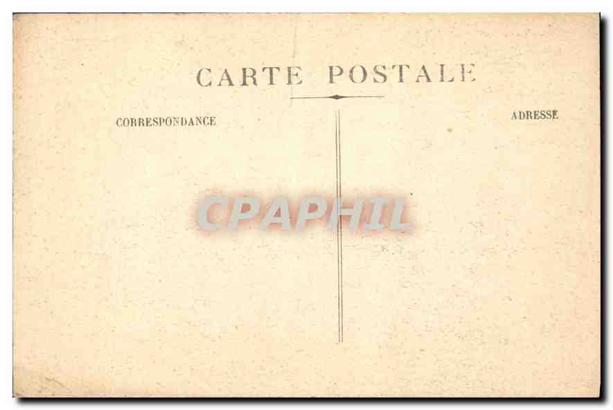 CPA Marseille Le Chateau d'If Bateau — Verso