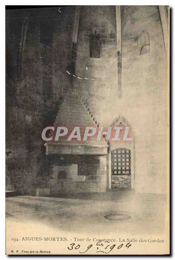 Aigues-Mortes - Tower of Constance, The Guard Room — B F Chalon-sur-Saône, n°194