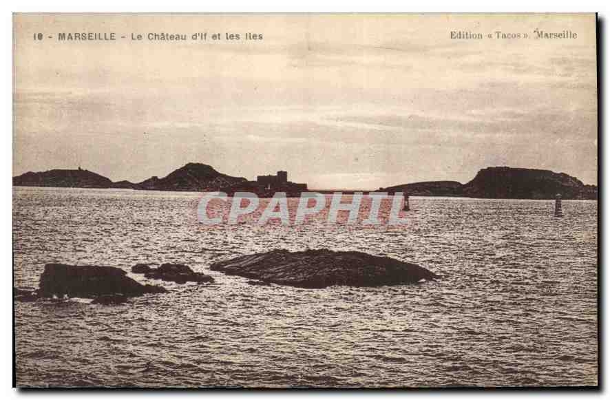 CPA Marseille Le Chateau d'If et les lles 