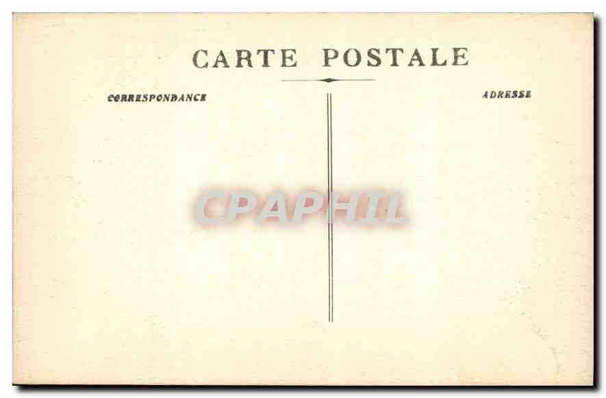 CPA Marseille Le Chateau d'If et les lles  — Verso