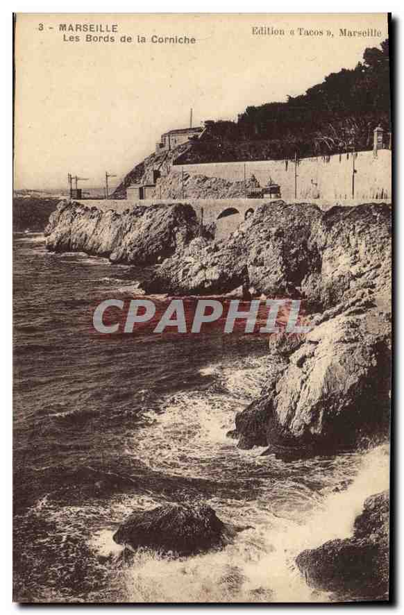 CPA Marseille Les Bords de la Corniche 
