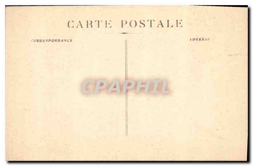 CPA Marseille Les Bords de la Corniche  — Verso