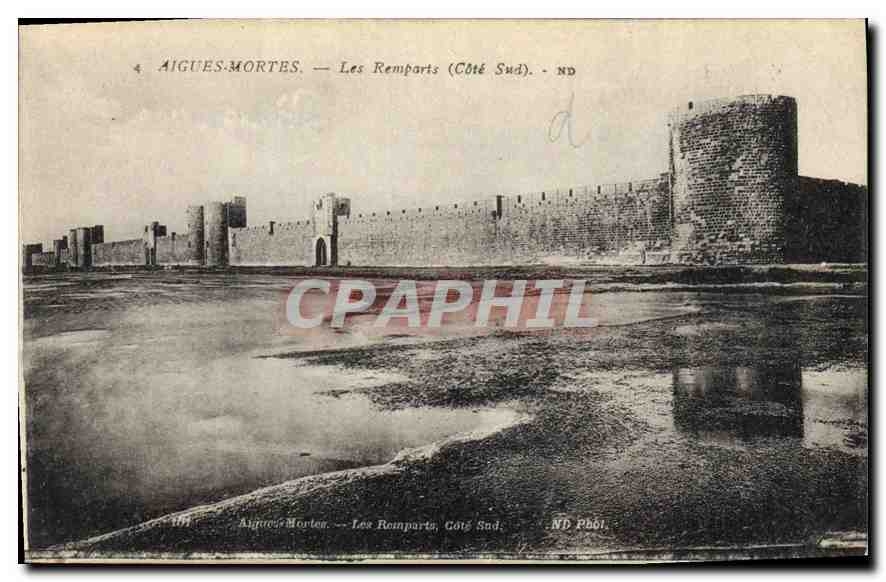 Aigues-Mortes — Die Mauern (Südseite) — ND Phôl