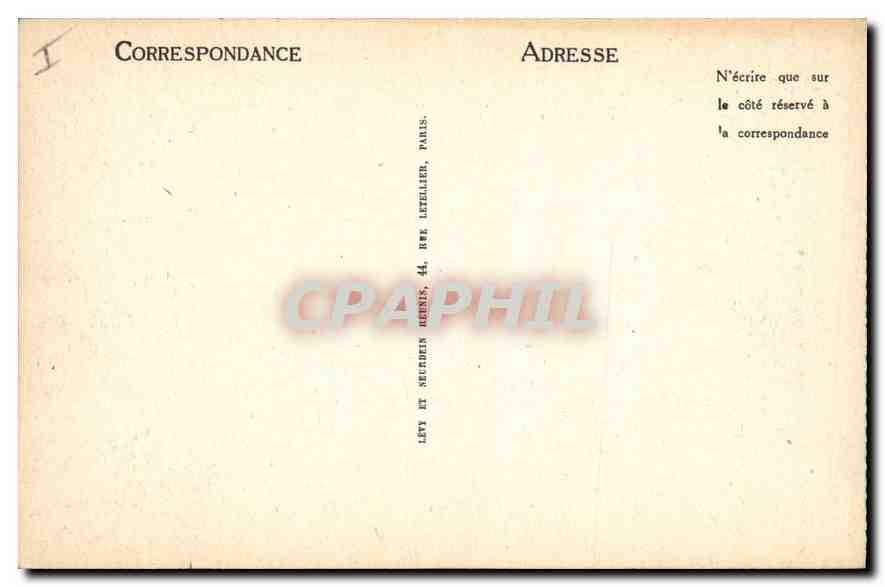 CPA Aigues Mortes L'Oratoire de Saint Louis  — Rückseite