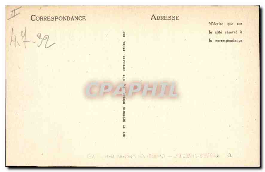 CPA Aigues Mortes Chapelle des Penitents Gris  — Rückseite
