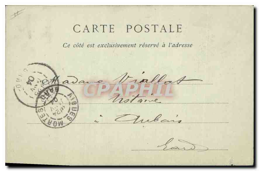 CPA Aigues Mortes La Tour de Constance  — Rückseite