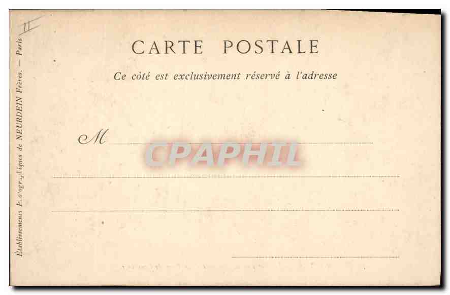 CPA Aigues Mortes La Porte de la Gardette et la Tour de Constance  — Rückseite