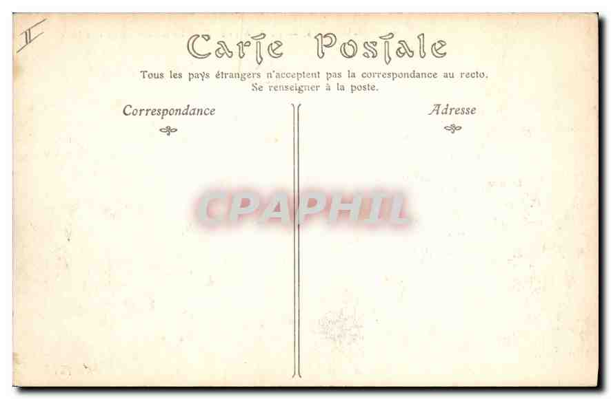 CPA Aigues Mortes La Porte de la Gardette et la Tour de Constance  — Rückseite