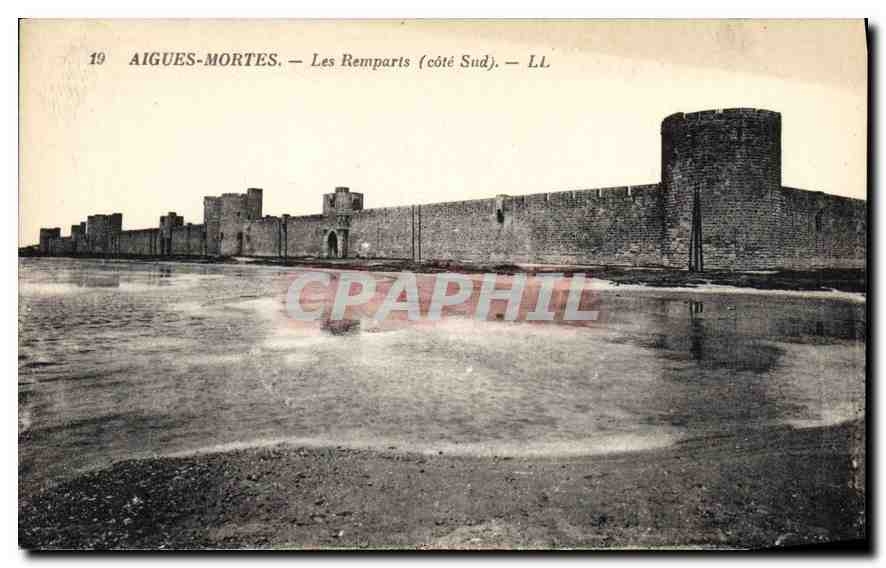 Aigues-Mortes — Les Remparts (côté Sud) — LL