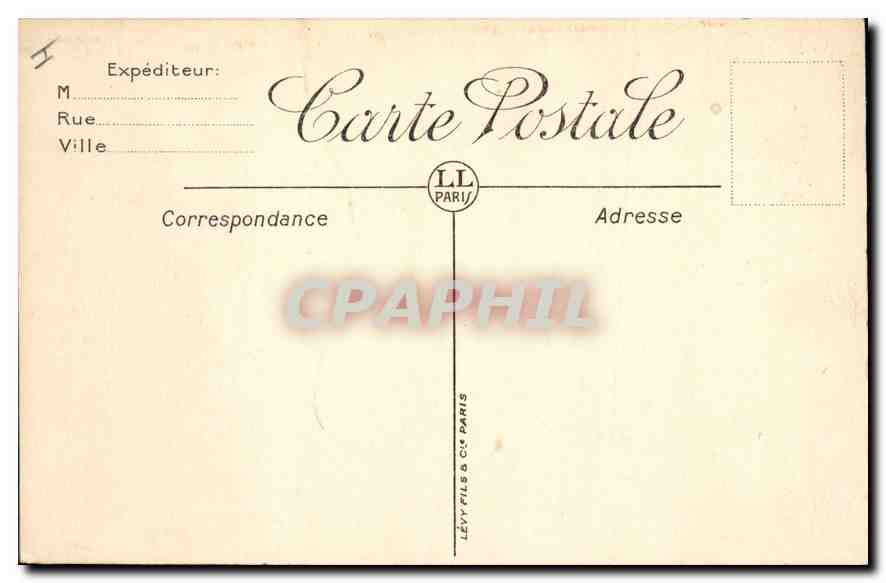 CPA Aigues Mortes La Tour de Constance et le Canal de la Grande Robine  — Verso