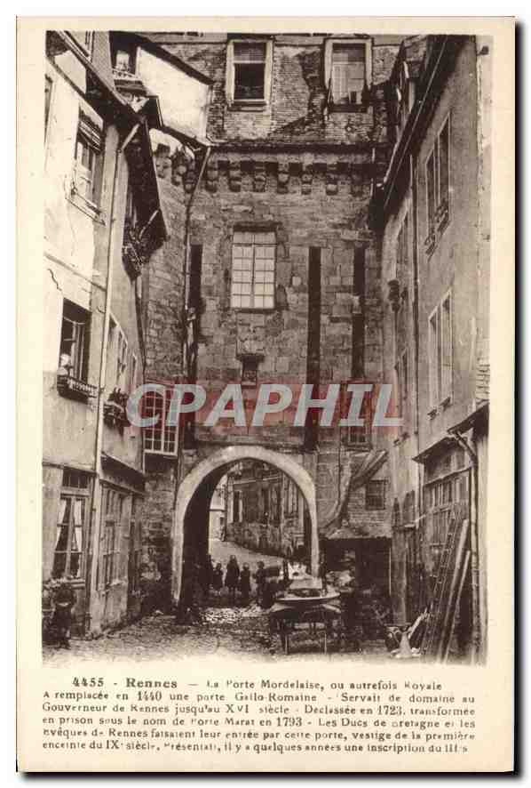 CPA Rennes La Porte Mordelaise 