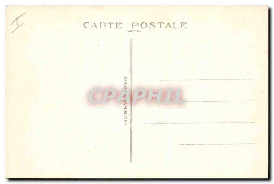 CPA Rennes La Porte Mordelaise  — Rückseite