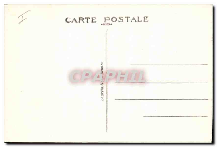 CPA Rennes Le Quai de la Prevayale et vue generale de la Ville  — Rückseite