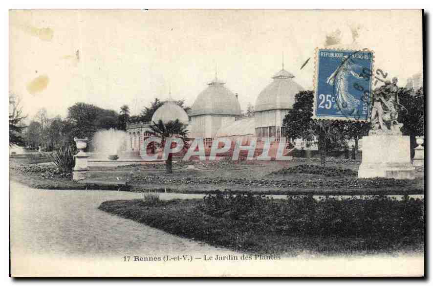 Rennes (Il-et-V.) — Le Jardin des Plantes — éditeur inconnu, n° 17