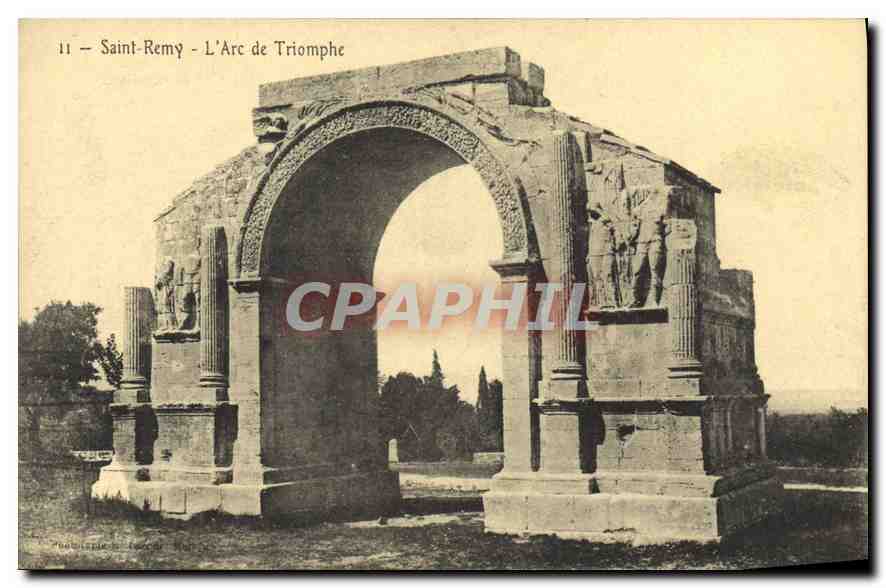 CPA Saint Remy l'Arc de Triomphe 