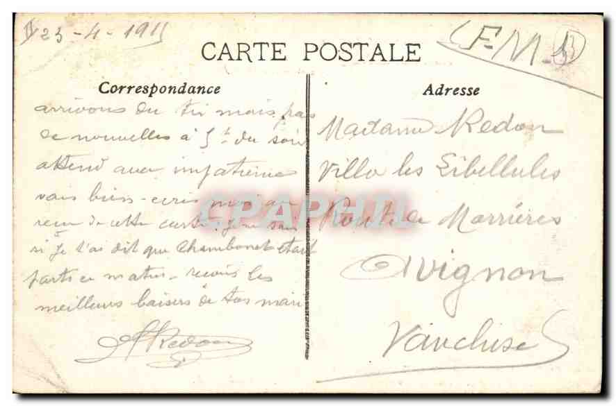 Las Alpilles - Paso de Peiro-Malo — Saint RÉMY DE PROVENCE, n°256, editor L.A. — Reverso