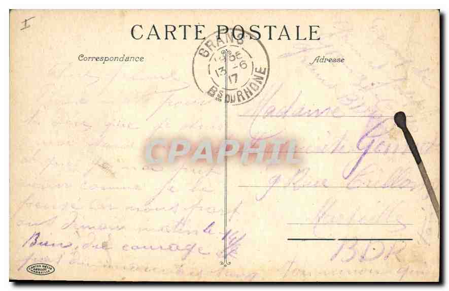Saint-Rémy — Les Antiques — Éditeur non identifié, n° de série non visible — Verso