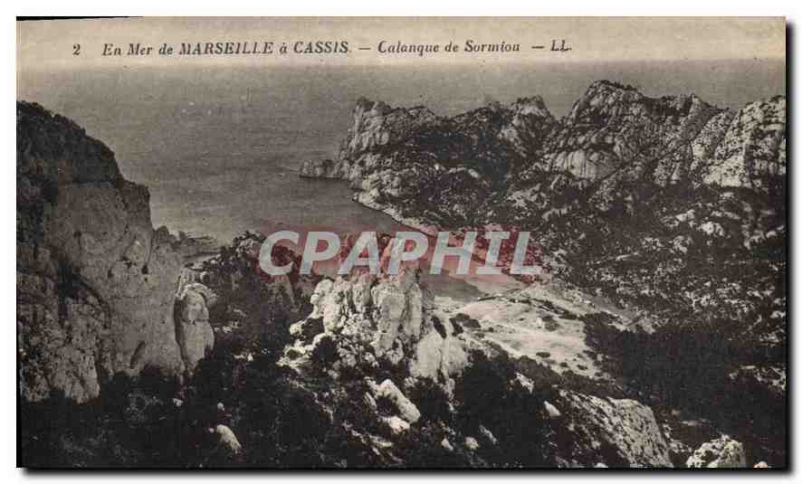 CPA En Mer de Marseille a Cassis Calanque de Sormiou 