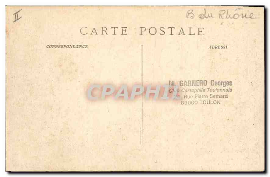CPA Calanque et Bec de Sormiou  — Verso