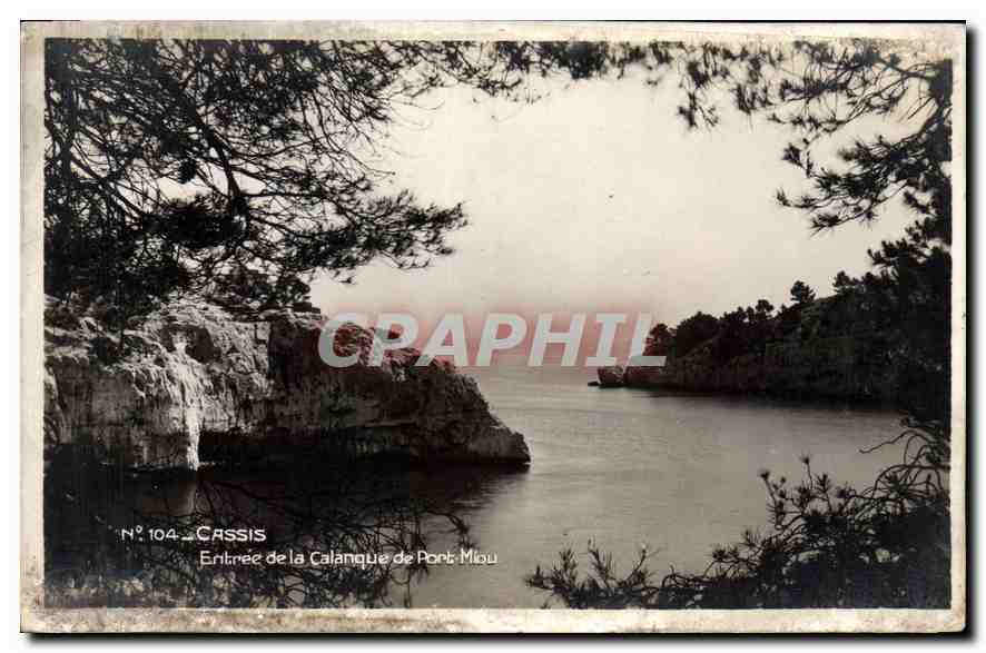 CPA Cassis Entree dela Calanque de Port Miou 