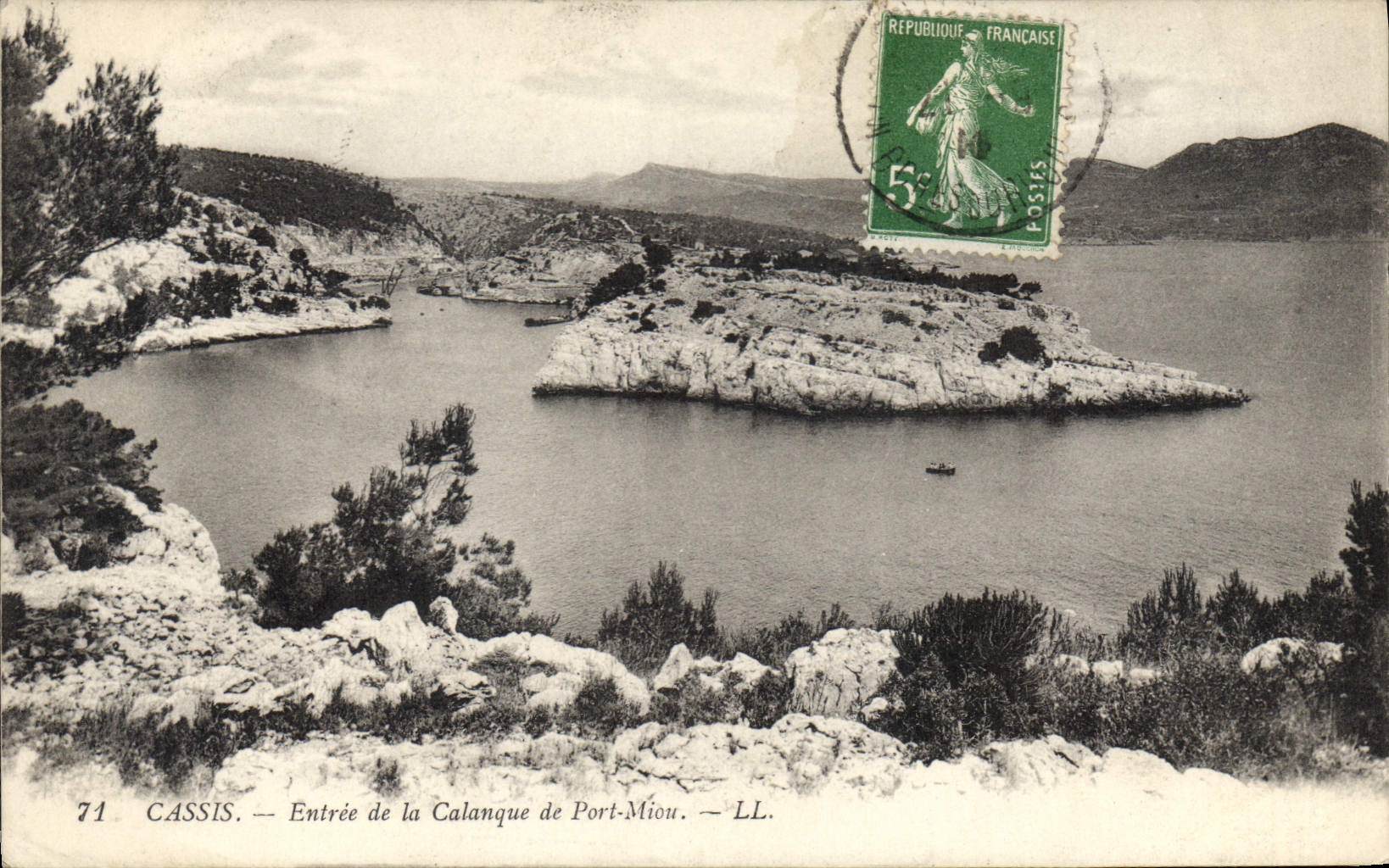 CPA Cassis Entree dela Calanque de Port Miou 