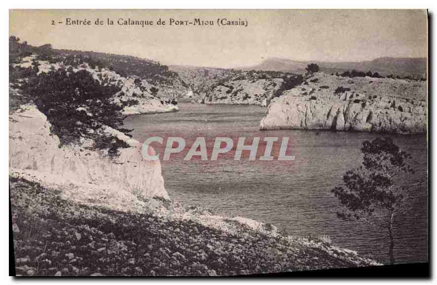 CPA Entree de la Calanque de Port Miou Cassis 
