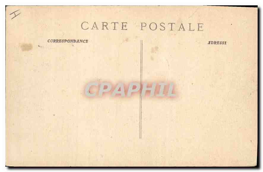 CPA Entree de la Calanque de Port Miou Cassis  — Rückseite
