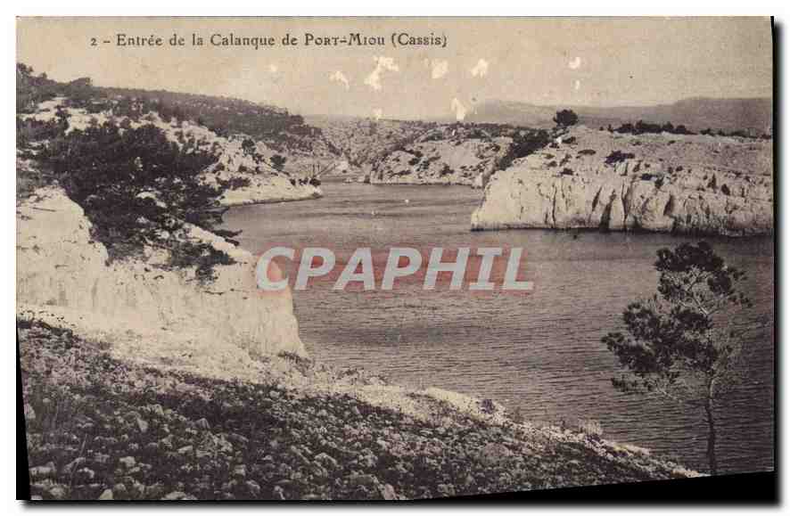 CPA Entree de la Calanque de Port Miou Cassis 