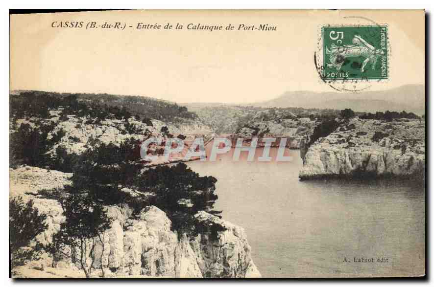 CPA Cassis B du R entree de la Calanque de Port Miou 