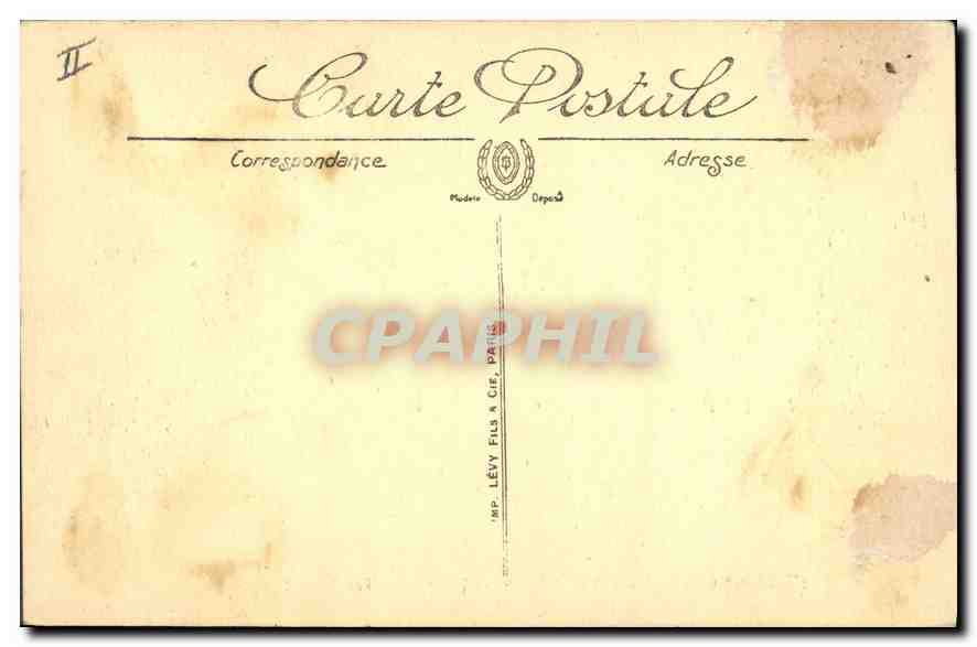 CPA En Mer de Marseille a Cassis Calanque de Port Pin  — Rückseite