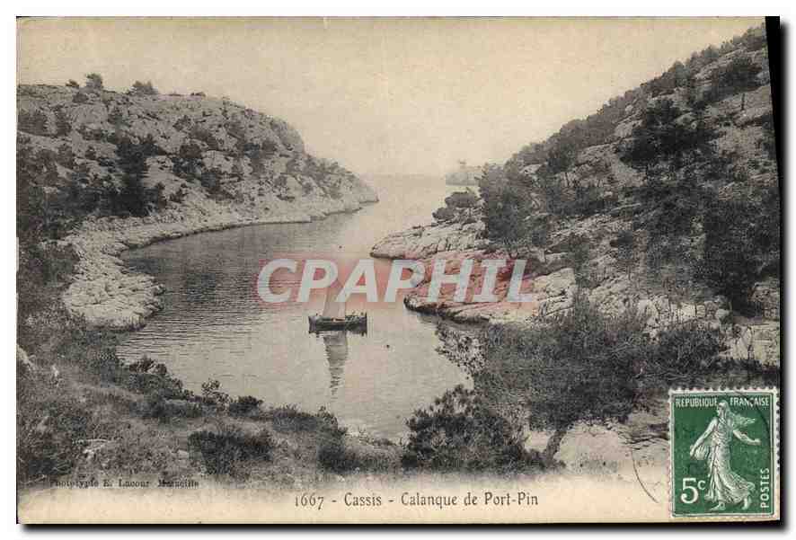 CPA Cassis Calanque de Port Pin 