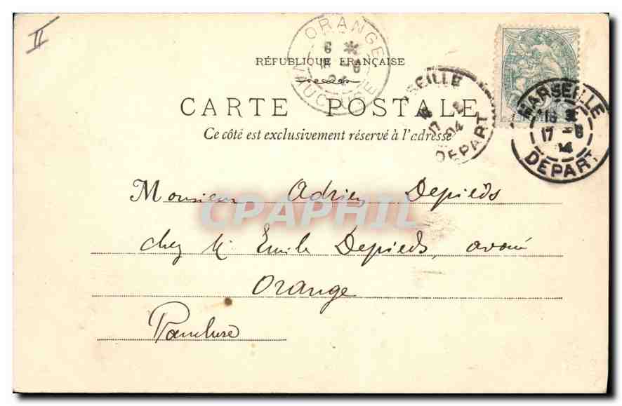 CPA Cassis Calanque d'En Vau  — Rückseite