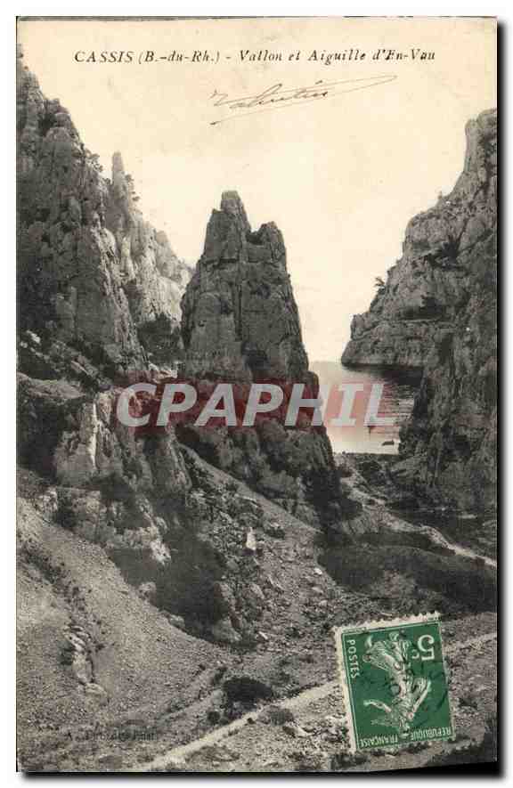 CPA Cassis B du Rh Vallon et Aiguille d'En Vau 
